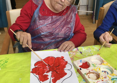 Bromley Park Care Home Poppy Crafts (20 of 29)