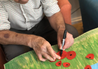 Bromley Park Care Home Poppy Crafts (25 of 29)