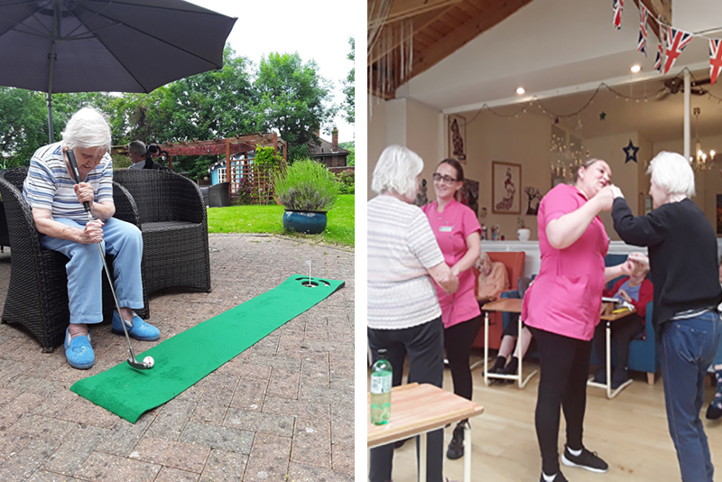 New Putting Green at Bromley Park Care Home