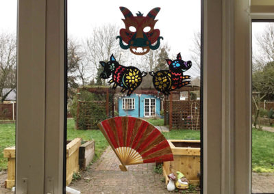Resident Chinese New Year arts and crafts at Bromley Park Care Home 15