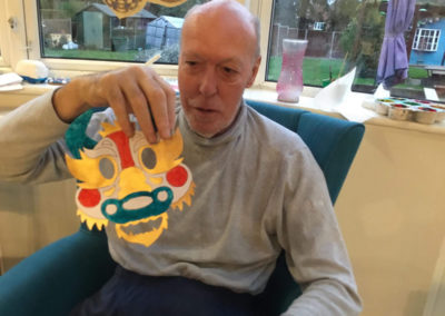 Resident Chinese New Year arts and crafts at Bromley Park Care Home 2