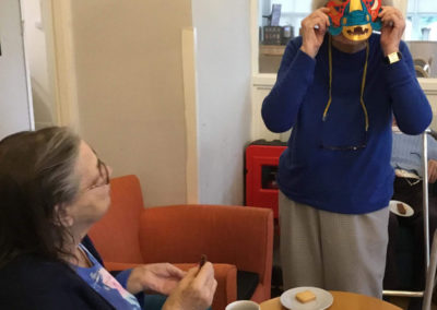 Resident Chinese New Year arts and crafts at Bromley Park Care Home 6