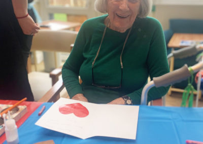Valentine's arts and crafts at Bromley Park Care Home 4