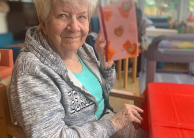 Valentine's arts and crafts at Bromley Park Care Home 5
