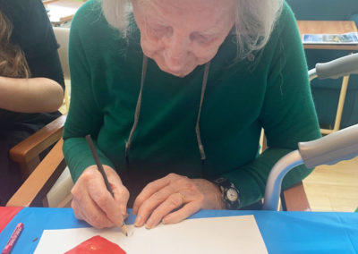 Valentine's arts and crafts at Bromley Park Care Home 7