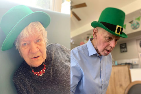 St Patricks Day hats at Bromley Park