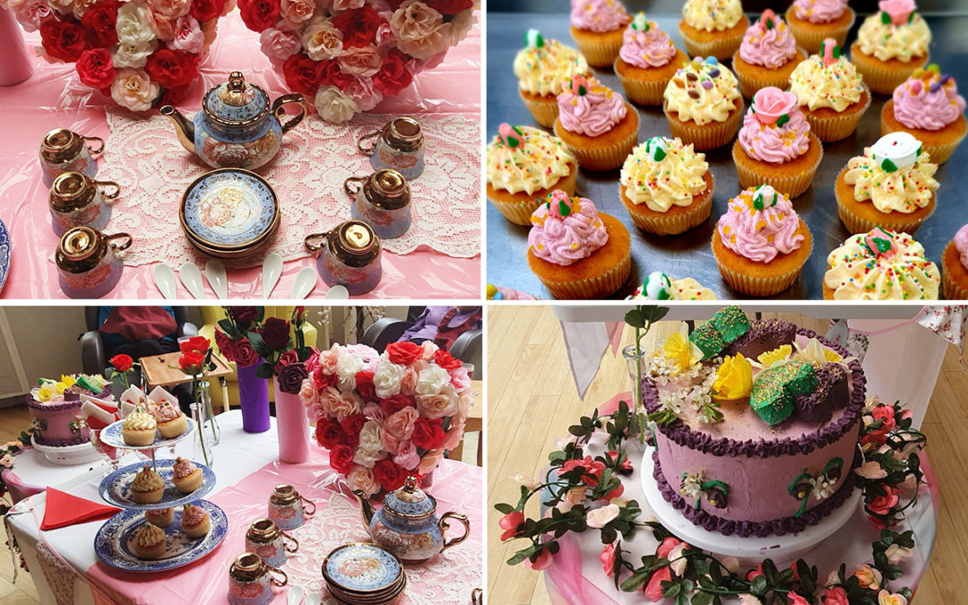 Mothers Day tea party at Bromley Park Care Home