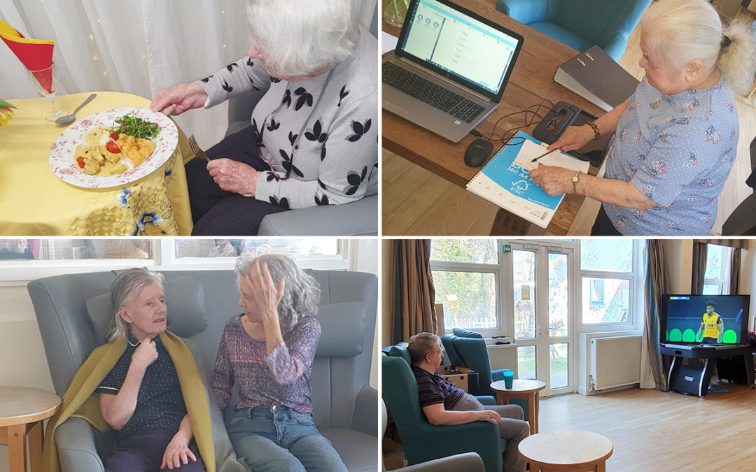 Creative and relaxing pastimes at Bromley Park Care Home