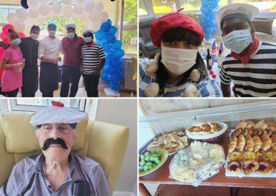 Bromley Park Care Home having a French day