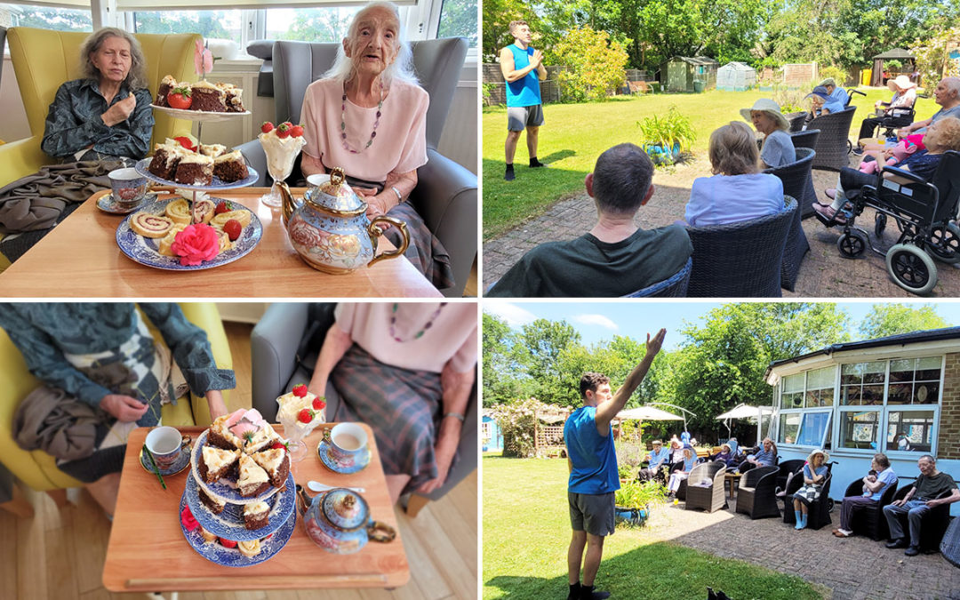 Queens birthday tea and ballet fun at Bromley Park Care Home