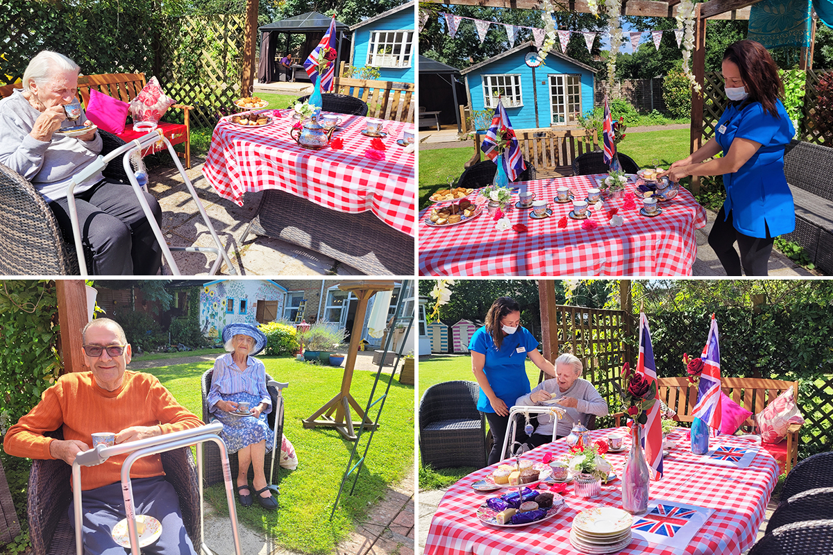 Summer tea party at Bromley Park Care Home