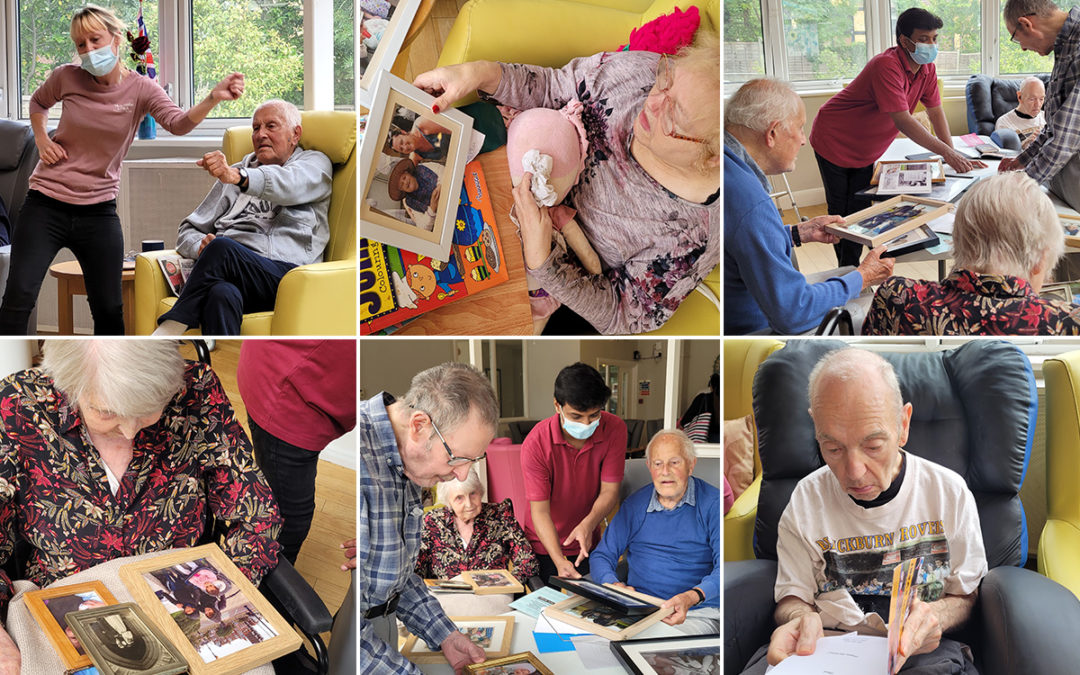 Reminiscing and games at Bromley Park Care Home