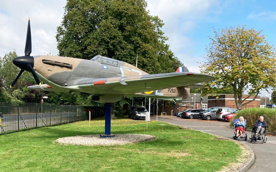 Bromley Park Care Home residents take a trip to Biggin Hill Memorial Museum