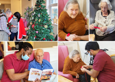 Bromley Park Care Home Christmas preparations and reading