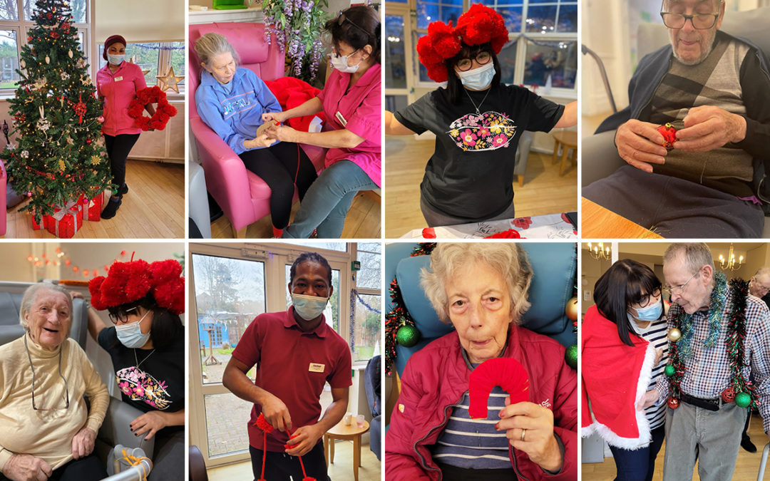 Christmas preparations at Bromley Park Care Home