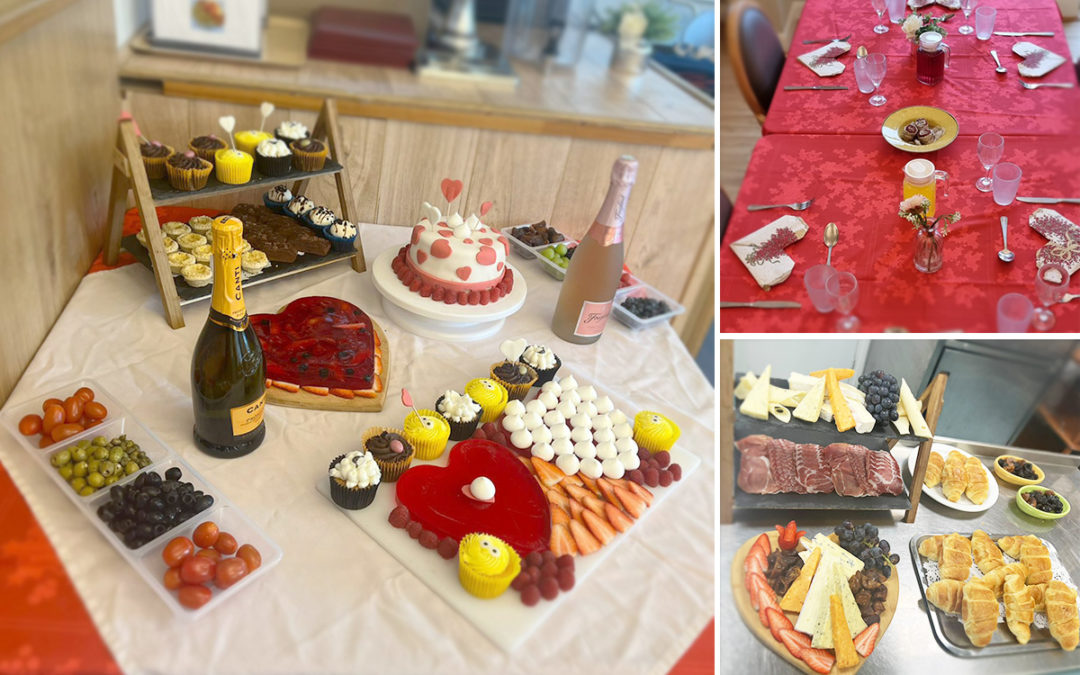 Valentine treats and entertainment at Bromley Park Care Home