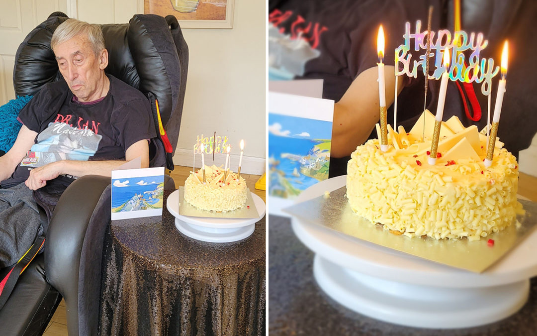 Happy birthday to Marcus at Bromley Park Care Home