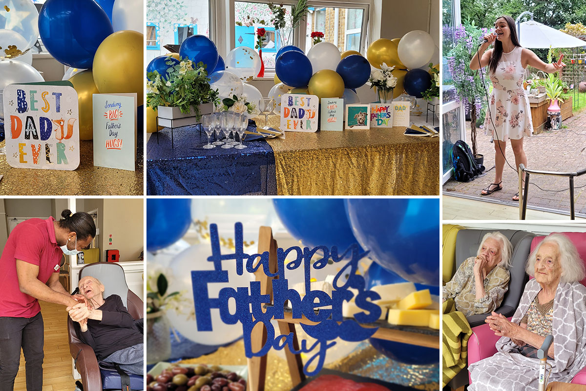 Fathers Day musical celebrations at Bromley Park Care Home