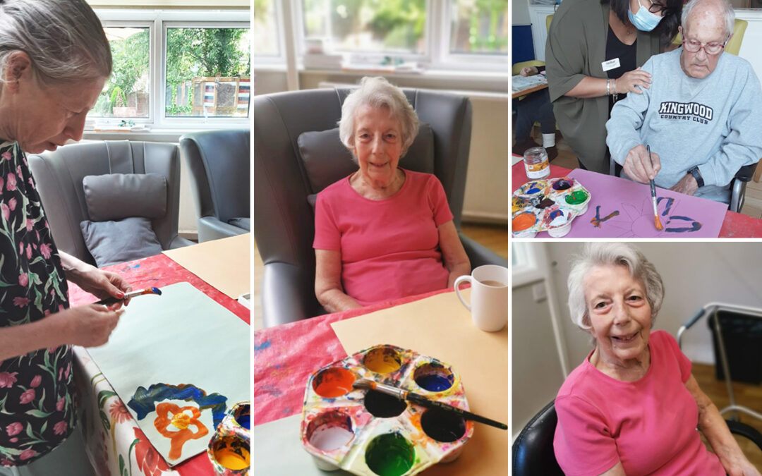 Arts and crafts at Bromley Park Care Home