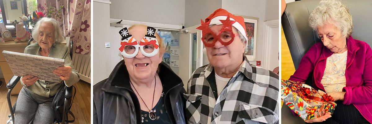 Christmas Day fun at Bromley Park Care Home