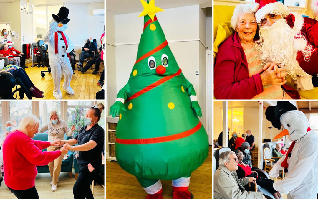 Christmas party celebrations at Bromley Park Care Home