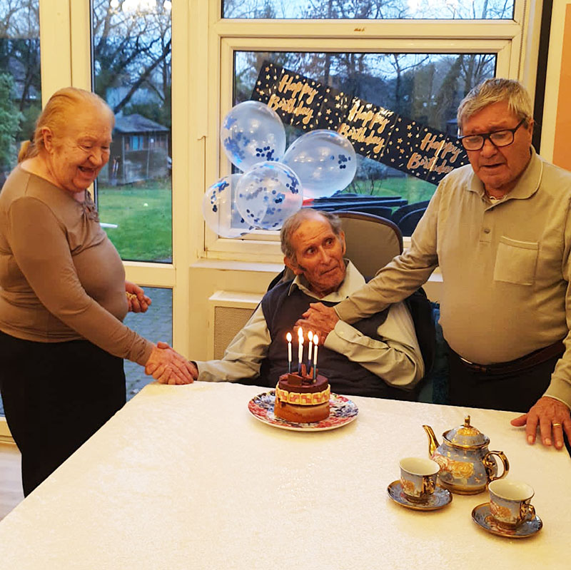 Birthday fun at Bromley Park Care Home