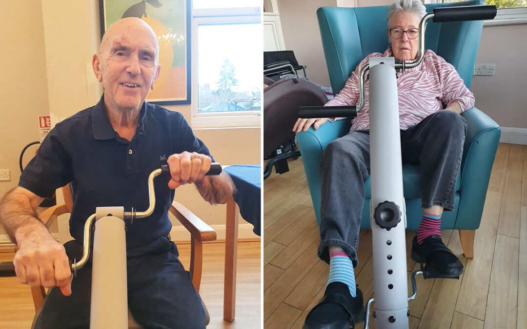 Keeping active at Bromley Park Care Home