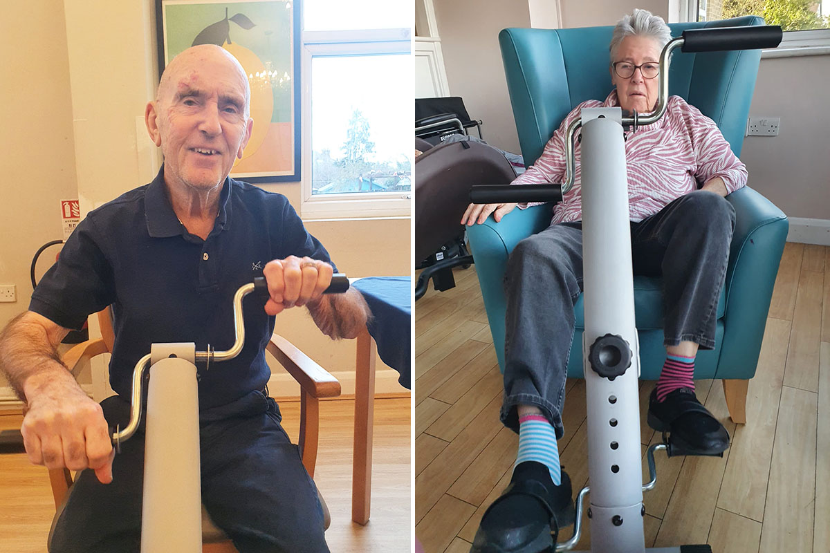 Keeping active at Bromley Park Care Home