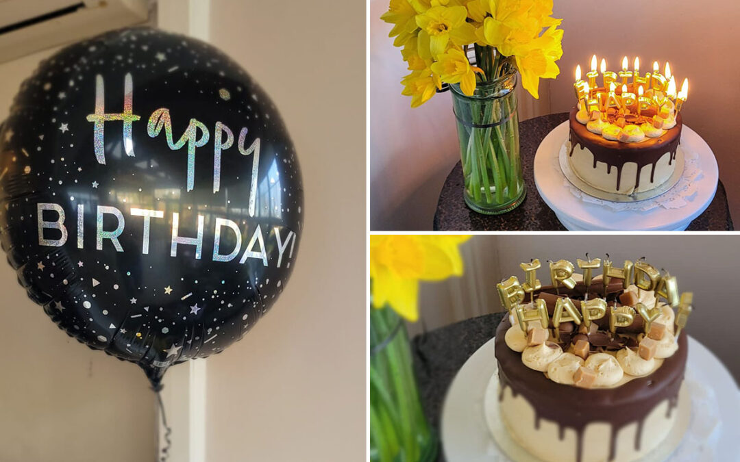 Birthday wishes for Michael at Bromley Park Care Home