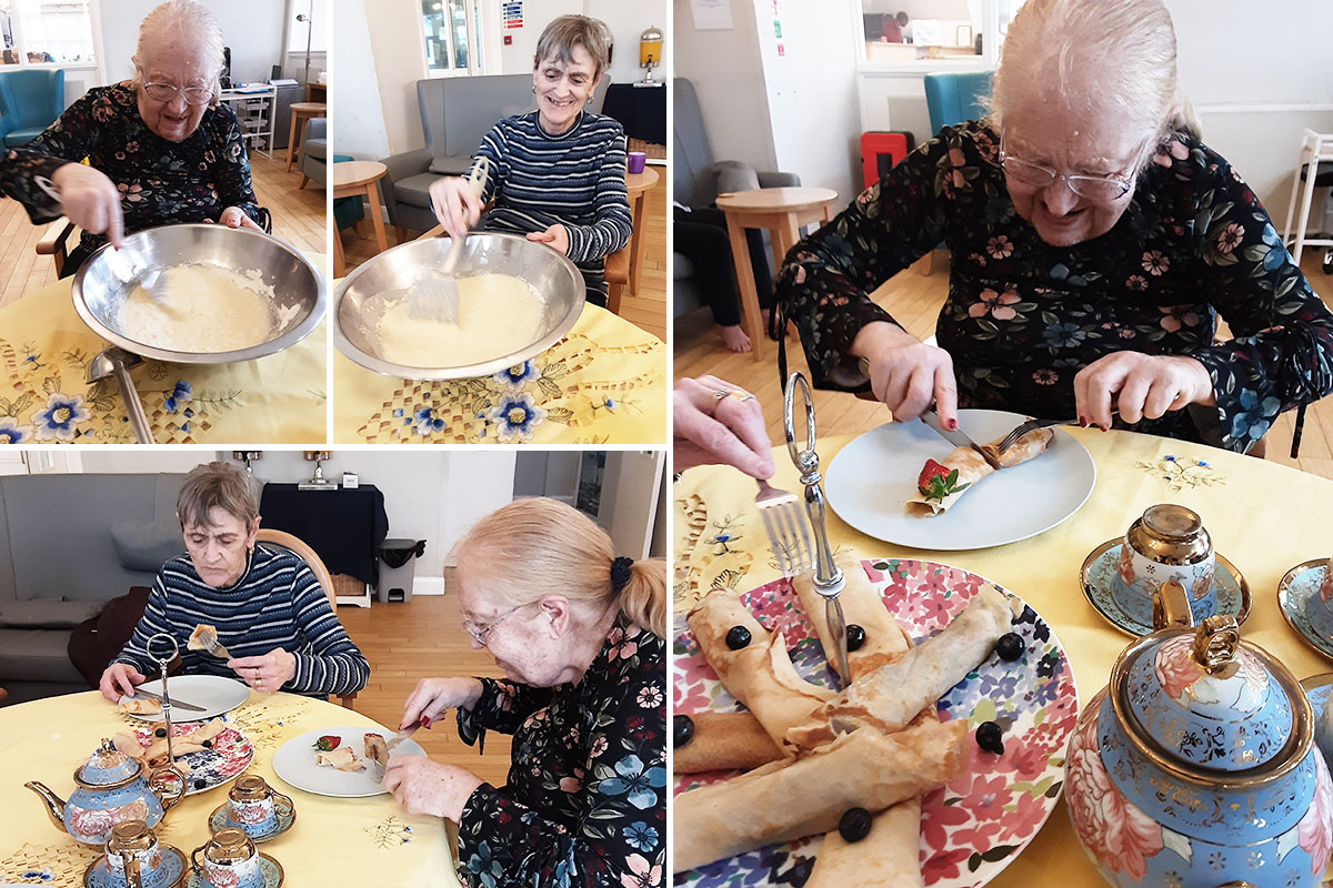 Pancake Day at Bromley Park Care Home