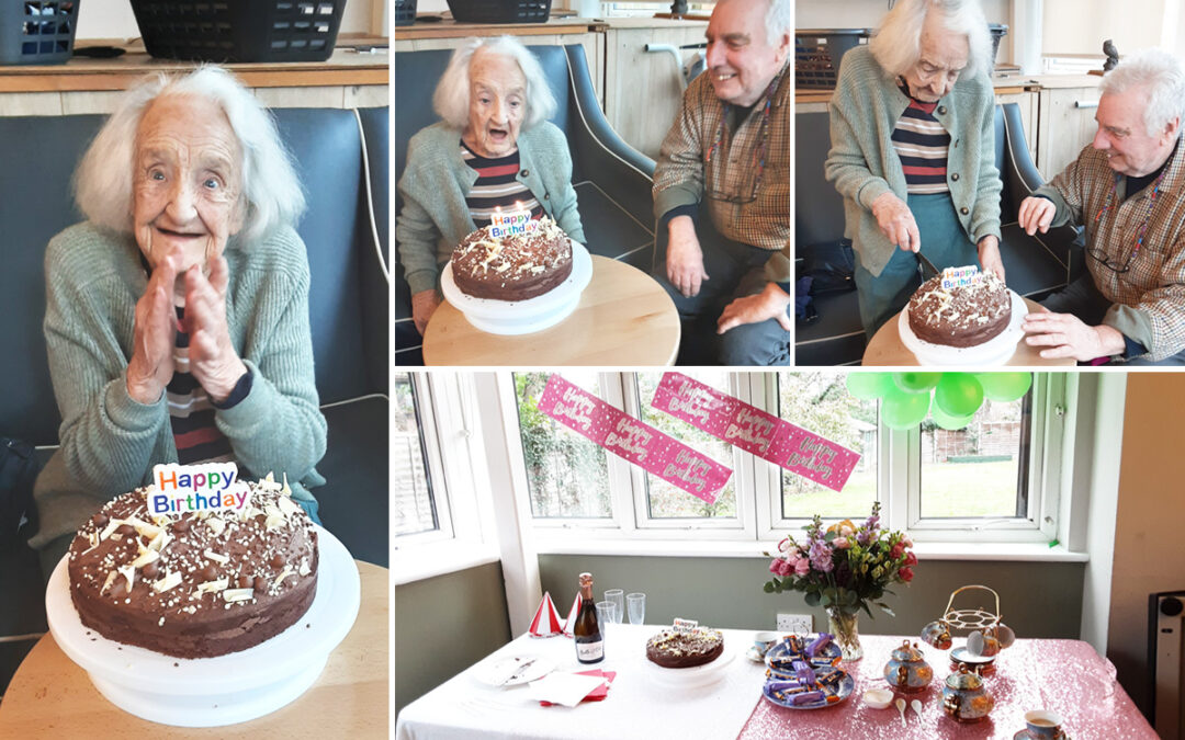 Birthday wishes for Dorothy at Bromley Park Care Home