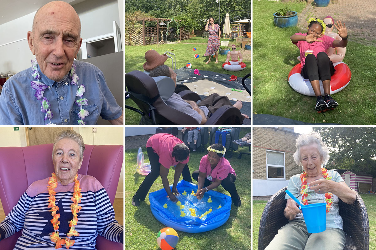 Bringing the seaside to Bromley Park Care Home