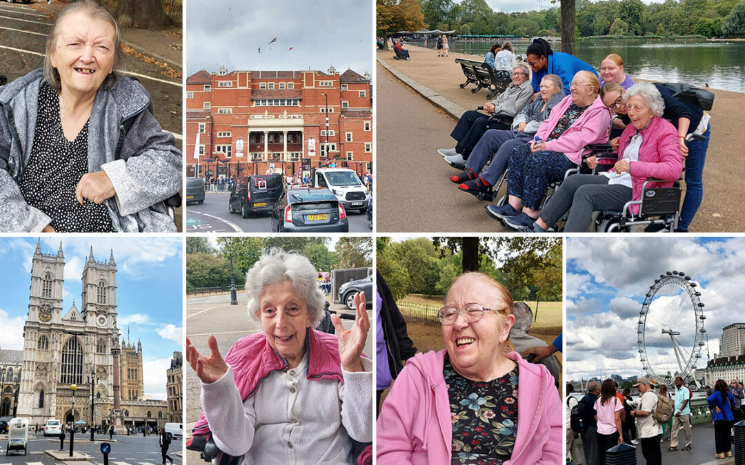 Bromley Park Care Home residents take a tour of London