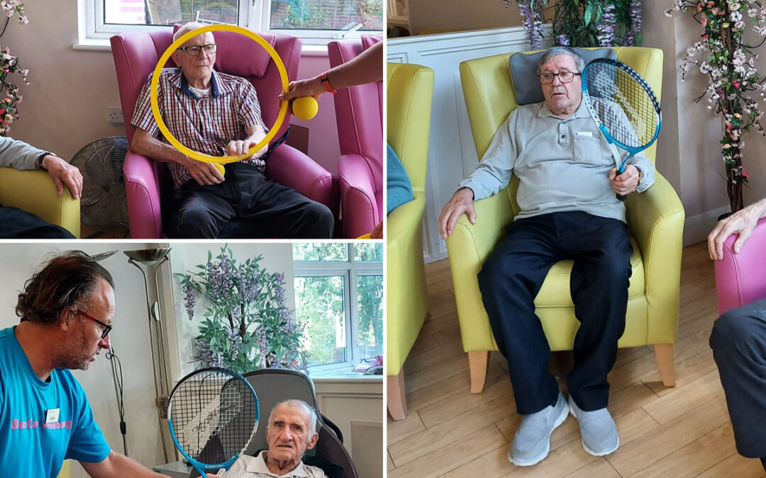Sports fun at Bromley Park Care Home