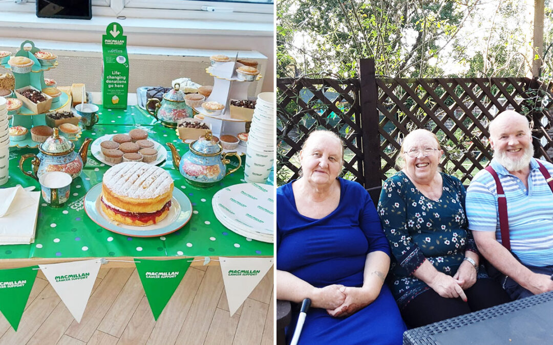 Macmillan coffee afternoon at Bromley Park Care Home