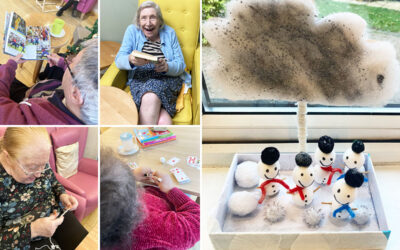 Seasonal crafts and reading club at Bromley Park Care Home