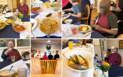 New menu food tasting day at Bromley Park Care Home