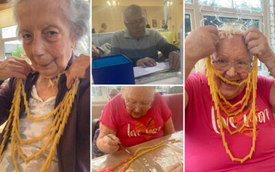 Crafts and letters for loved ones at Bromley Park Care Home