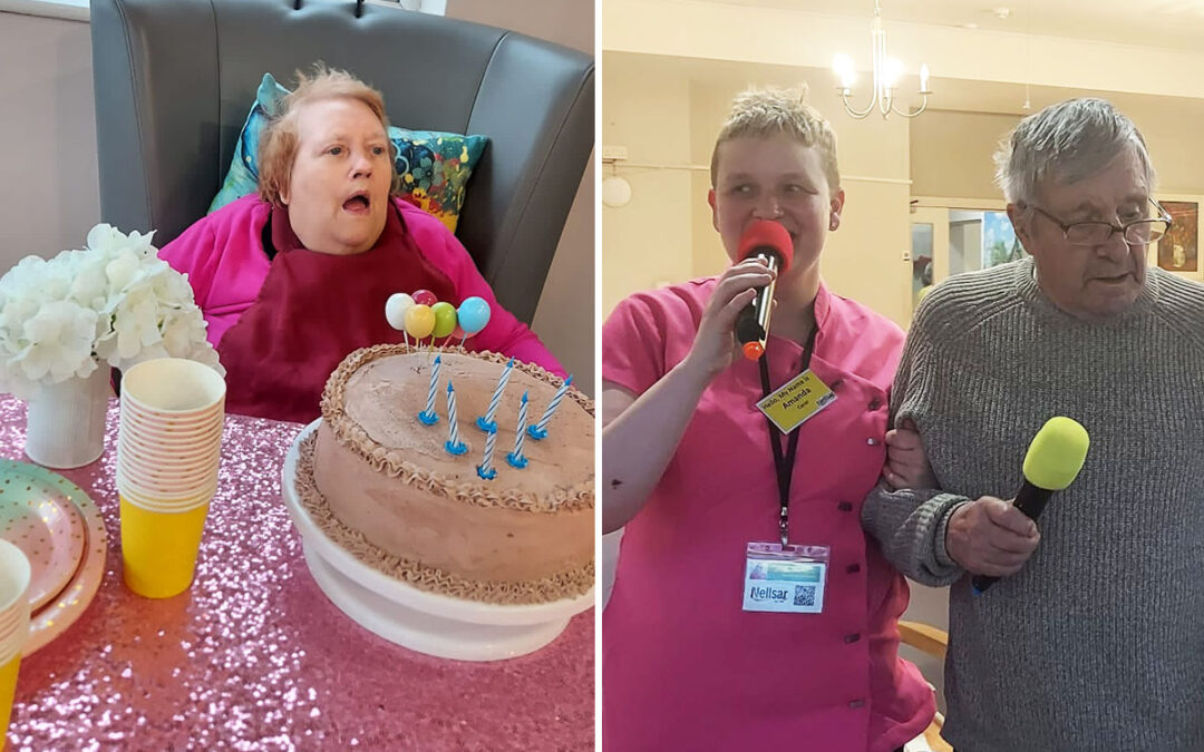 Birthday celebrations and karaoke fun at Bromley Park Care Home