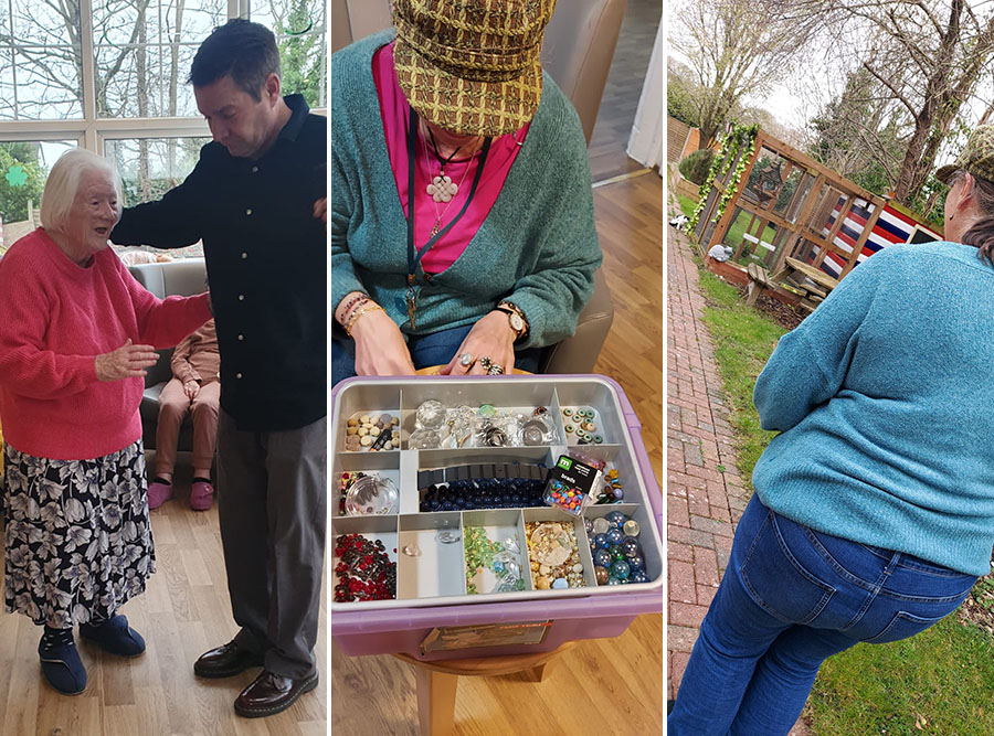 St Patrick's Day and Red Nose Day celebrations at Bromley Park Care Home