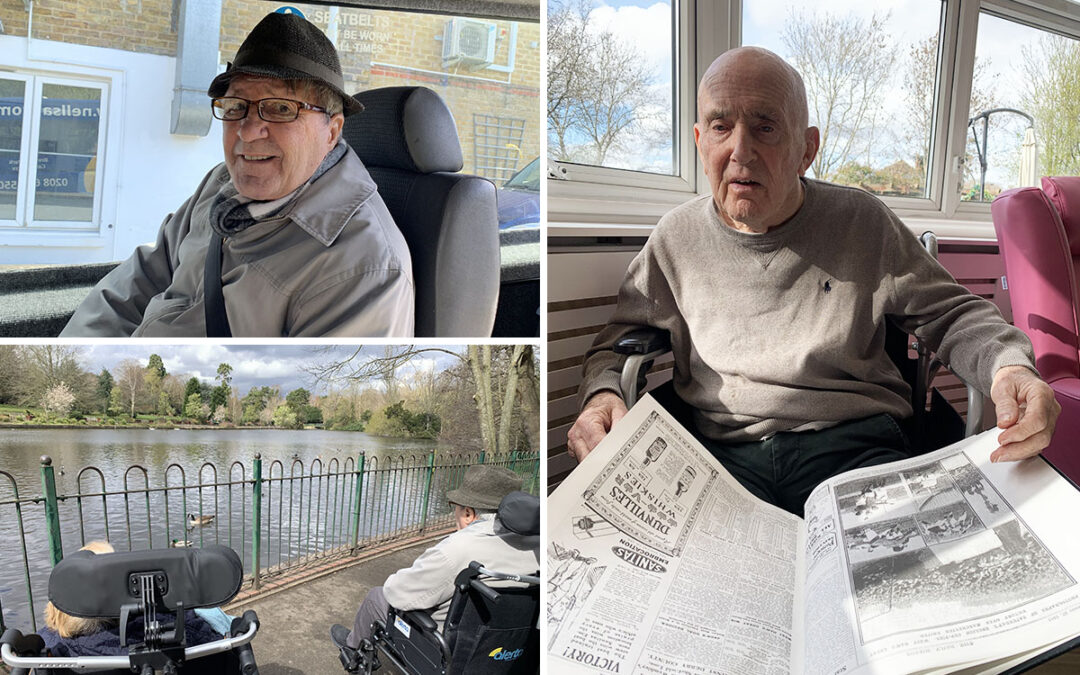 Bromley Park Care Home residents enjoy a trip to Kelsey Park