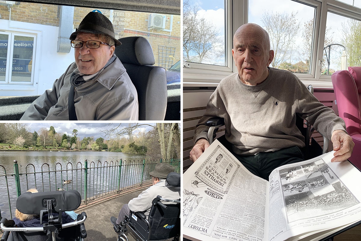 Bromley Park Care Home residents enjoy a trip to Kelsey Park