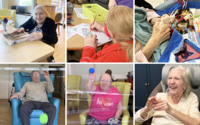 Relaxing pastimes and joke telling at Bromley Park Care Home