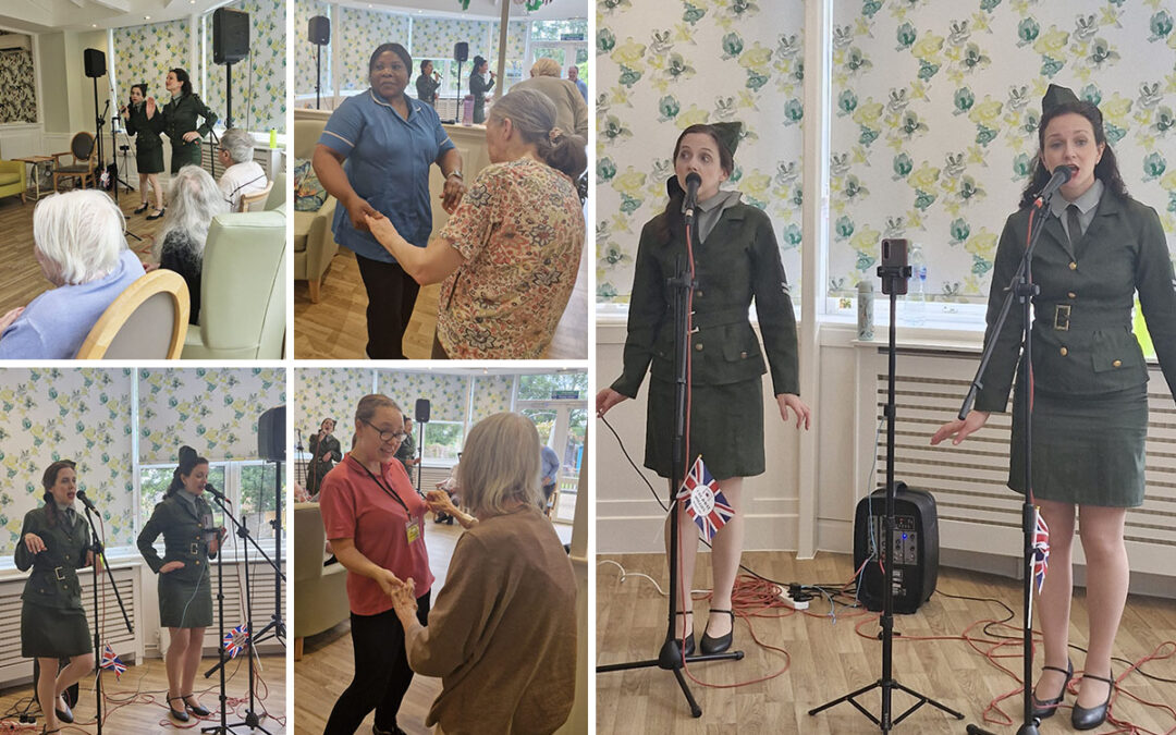 The D-Day Dollies perform at Bromley Park Care Home